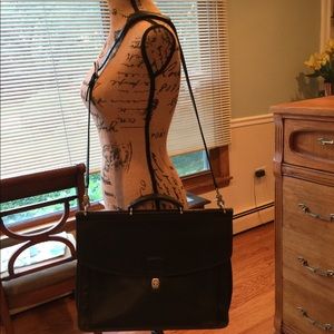 Coach Leather Briefcase 16”x12”x5”